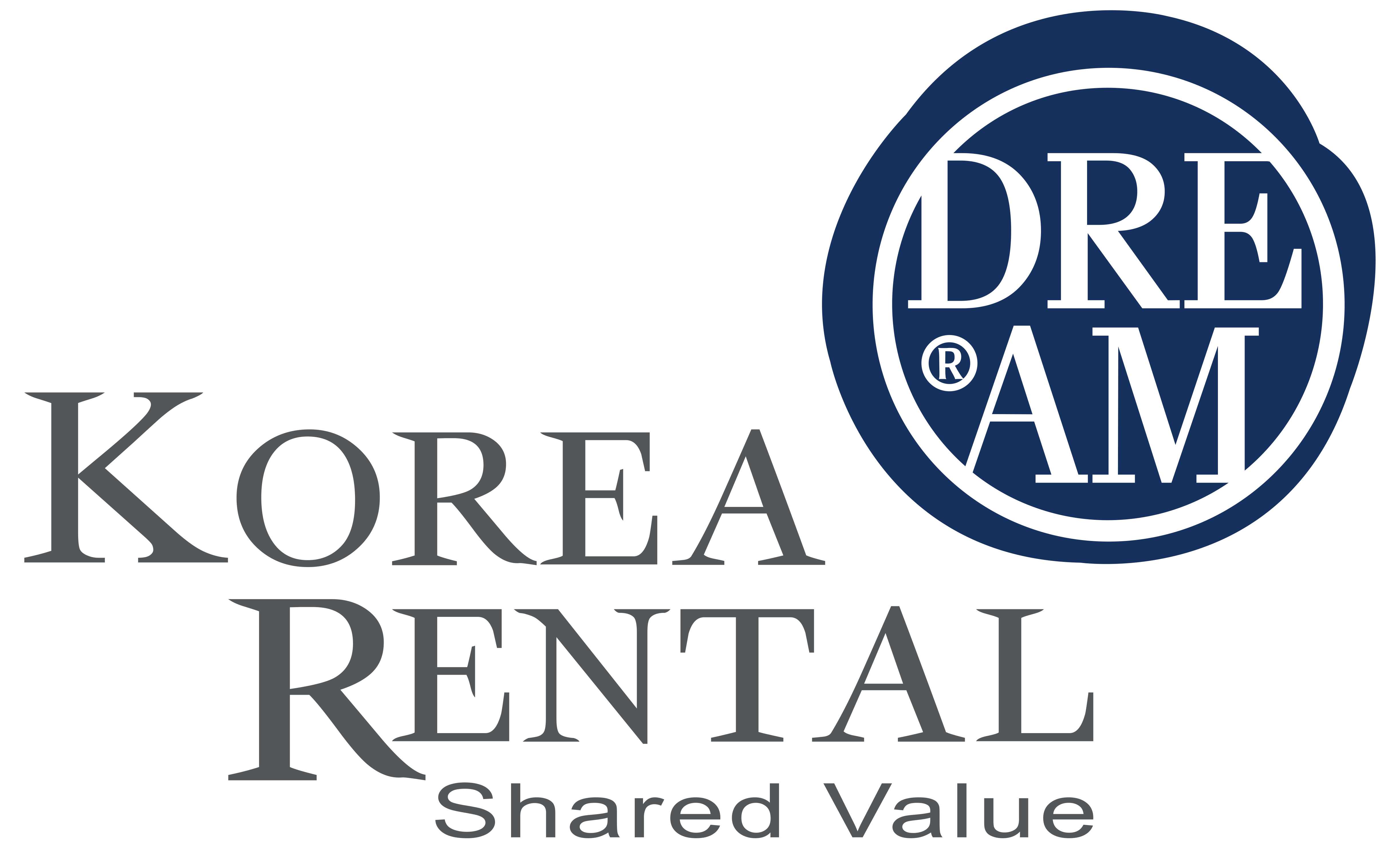 한국렌탈 영문 CI